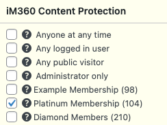 iM360 Content Protection